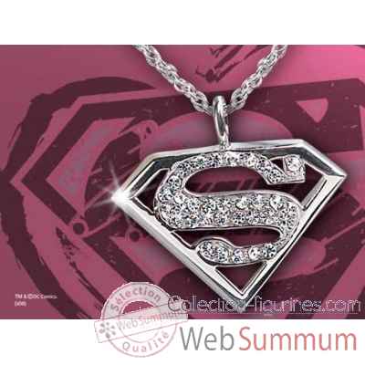 Supergirl - pendentif cristal Noble Collection -NN4026
