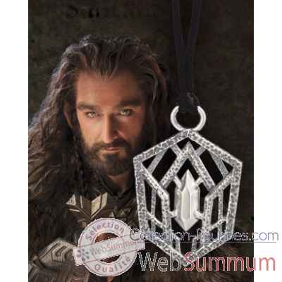 Thorin oakenshield - pendentif argent 925eme Noble Collection -NN1350