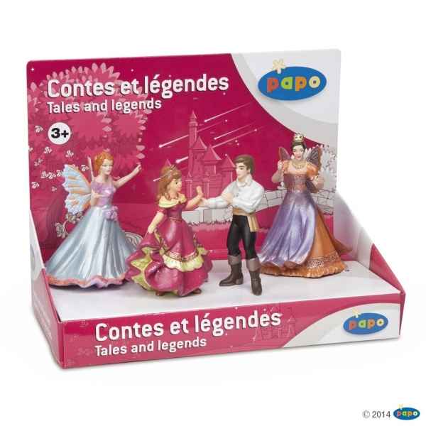 Figurine Boite presentoir contes & legendes 1 (4 fig) Papo -80500