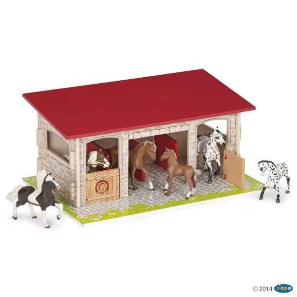 Figurine Box a chevaux Papo -60104