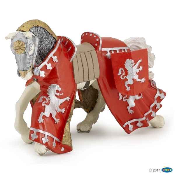 Figurine Cheval du prince richard rouge Papo -39772