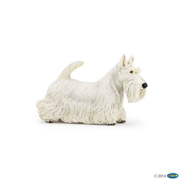 Figurine Scottish terrier blanc Papo -54028
