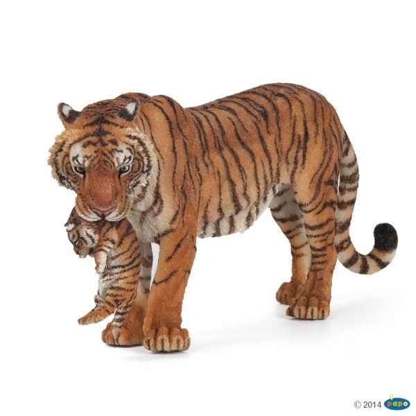Figurine Tigresse et son bebe Papo -50118