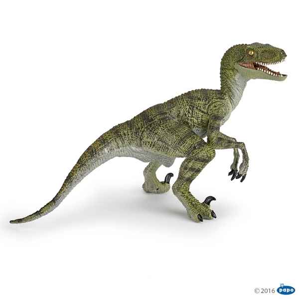 Figurine Velociraptor vert Papo -55058