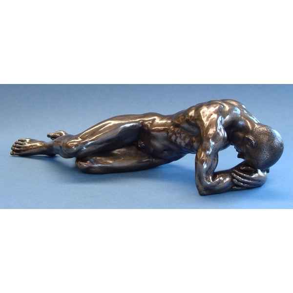 Figurine body talk - lying man large - bt51