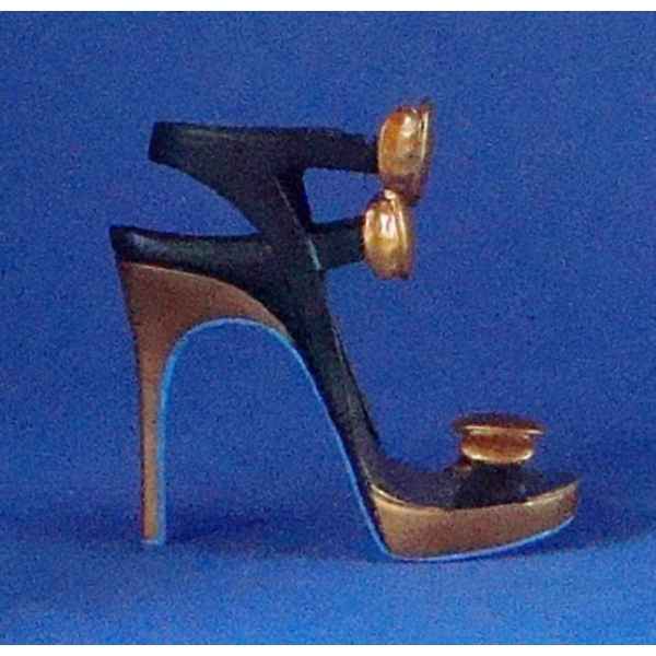 Figurine chaussure miniature collection just the right shoe hammered   - rs100518
