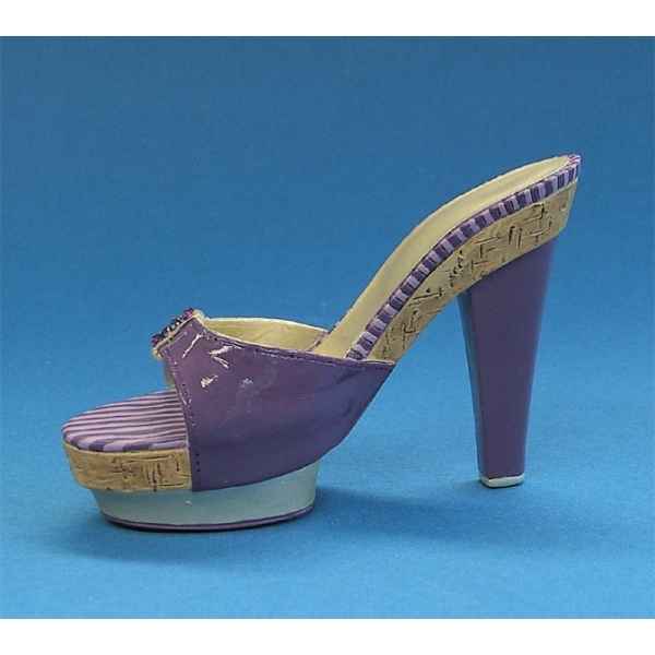 Figurine chaussure miniature collection just the right shoe purple palace   - rs802819