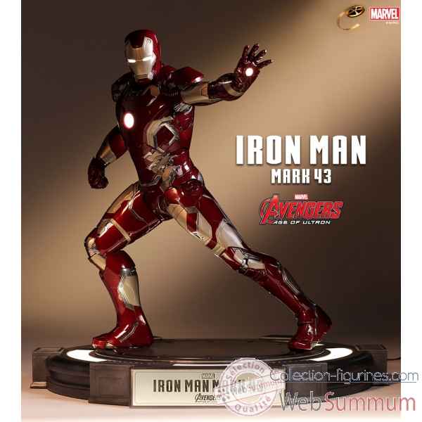 Avengers age of ultron: statuette iron man mark 43 -TOY0024