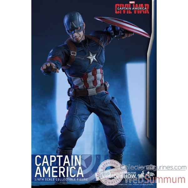 Captain america - civil war: figurine captain america echelle 1/6 -SSHOT902657
