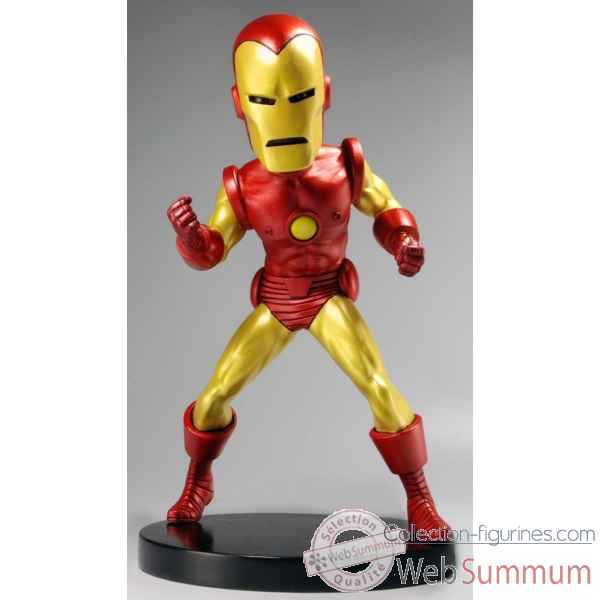 Figurine marvel classic - iron man head knocker extreme -NECA61401