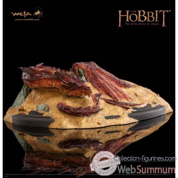 Le hobbit la desolation de smaug: statue dragon sous la montagne -WET01448