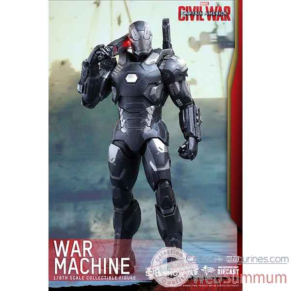 Marvel civil war: figurine diecast war machine mark iii echelle 1/6 -SSHOT902621