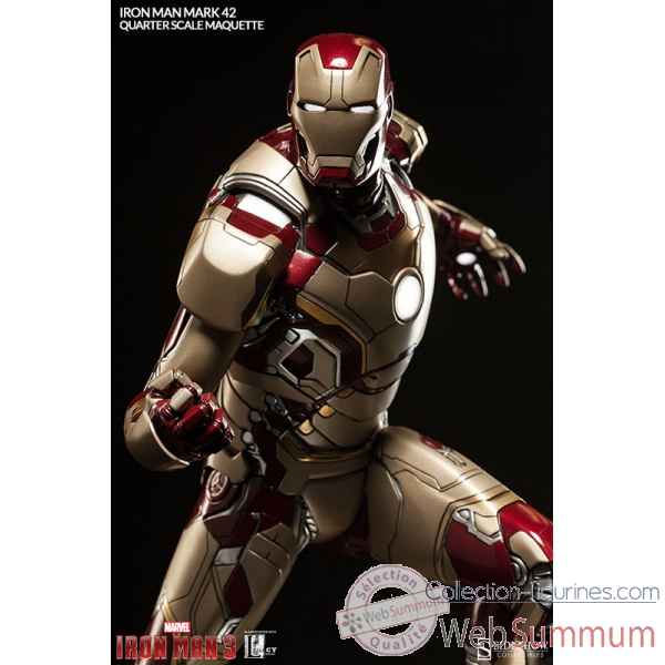 Marvel iron man: statuette echelle 1/4 mark 42 -SS300353