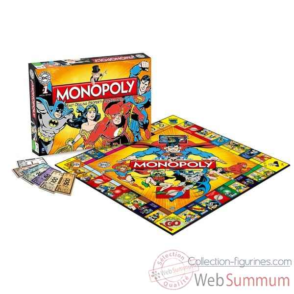 Monopoly: dc comics retro edition (anglais) -WM22545
