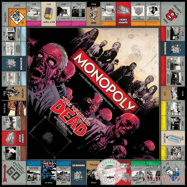 Monopoly: the walking dead comic edition (anglais) -WM21470