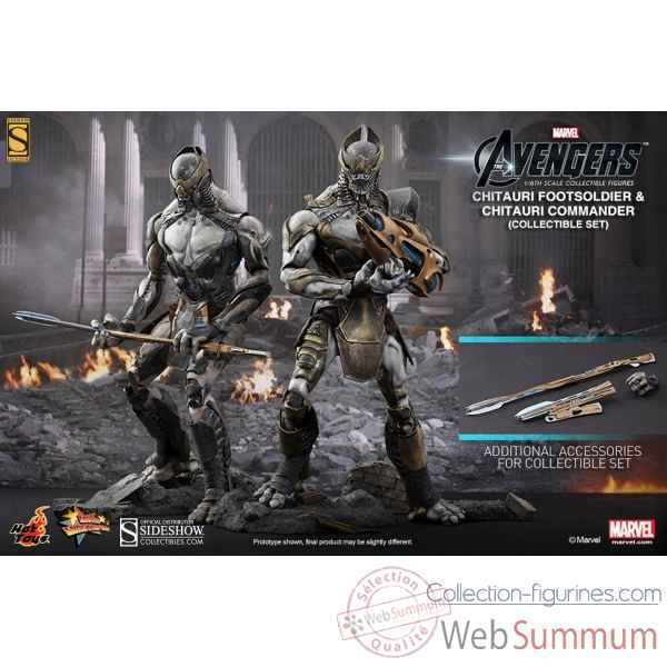 The avengers: figurine commandant chitauri commander et footsoldier echelle 1/6 -SSHOT902163
