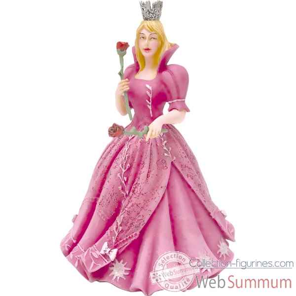 Collection il etait une fois figurine la princesse aux roses robe rose figurines sans chevalet Figurine Plastoy 61362
