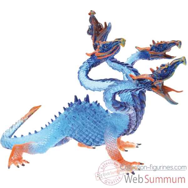 Collection les dragons figurine l\\\'hydre translucide bleue Figurine Plastoy 60227