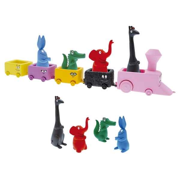 Les jouets d\\\'eveil le train de barbapapa ( + 4 ) Figurine Plastoy 60820