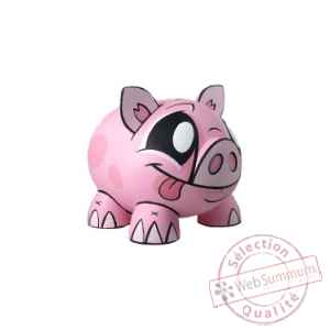 Joe ledbetter tirelire piggy bank pink 14 cm Play Imaginative -JL028763