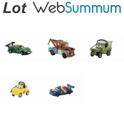 Promotion figurine Cars 2 Lot 2 Bullyland -LWS-189
