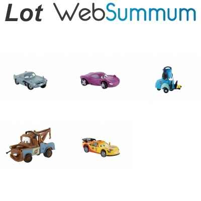 Promotion figurine Cars 2 Lot 3 Bullyland -LWS-190