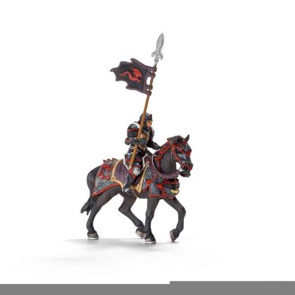 Chevalier ritter dragon a cheval avec lance schleich -70102