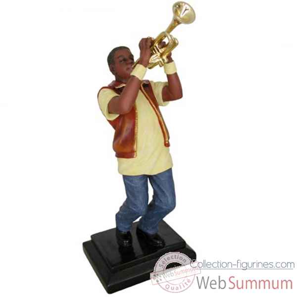 Figurine resine trompette Statue Musicien -Y10ZP-608