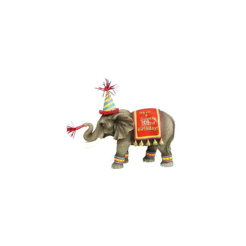 Figurine Eléphant Happy Birthday  -HP16926