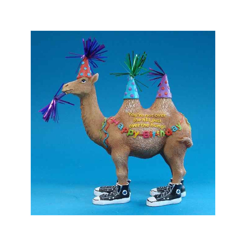 Figurine Chameau Happy Birthday  -HP16925