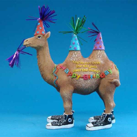 Figurine Chameau Happy Birthday  -HP16925