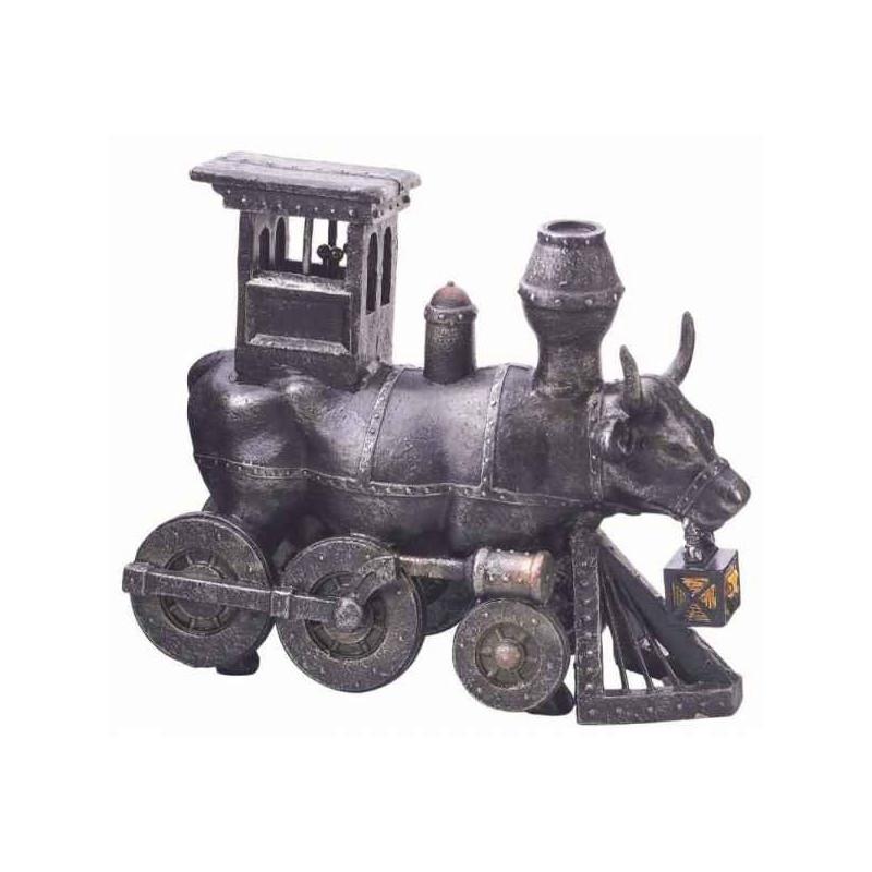 Animaux de la ferme Cow parade -wisconsin 2006, artiste brad nellis, distillery design studio - moo choo-all aboard!-47803