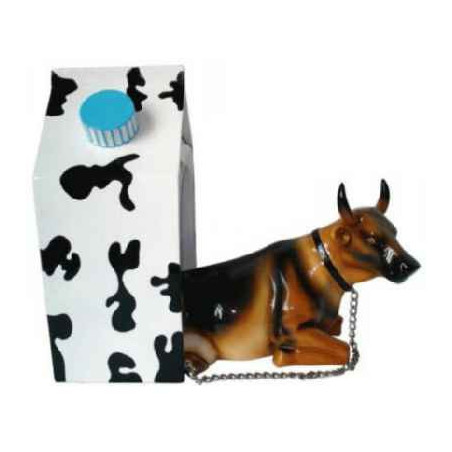 Animaux de la ferme Petite vache Cowguard CowParade résine taille S