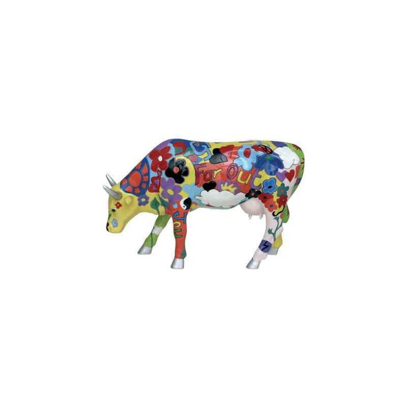 Animaux de la ferme Petite vache Groovy moo CowParade résine taille S