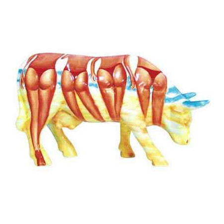 Animaux de la ferme Cow Parade -Harrisburg 2004, Artiste Kelly Ross - Brenner Mooters-46351