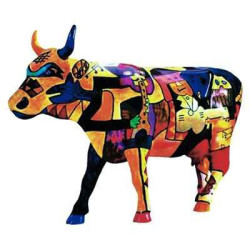 Animaux de la ferme Cow Parade -Houston 2001, Artiste Claer Lake High School - Picowso\'s Moosicians-46153
