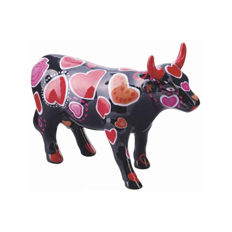 Animaux de la ferme Cow parade -edinburgh 2006, artiste andrew forsyth - coo-ween of hearts-47390