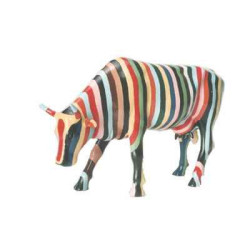 Animaux de la ferme Cow Parade -New York 2000, Artiste Cary smith - Striped-20112