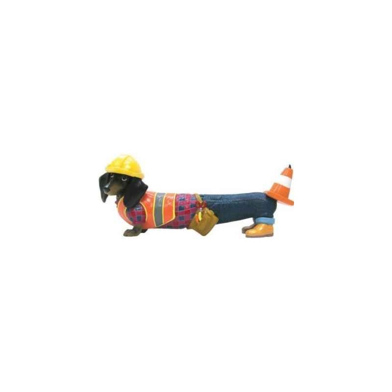 Figurine chien travaux publics Hotdiggity 17935