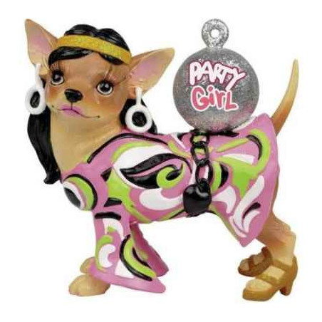 Figurine chien chihuahua Party Girl CHI13696