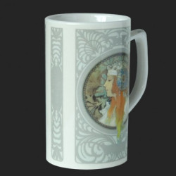 Mugs d'après l'oeuvre de mucha, la blonde 3dMouseion -MUG06MUC