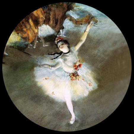 Presse -papiers verre d'après l'oeuvre de degas, danseuse sur scène 3dMouseion -PDEG1