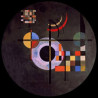 Presse -papiers verre d'après l'oeuvre de kandinsky, gravitation 3dMouseion -PKAN2
