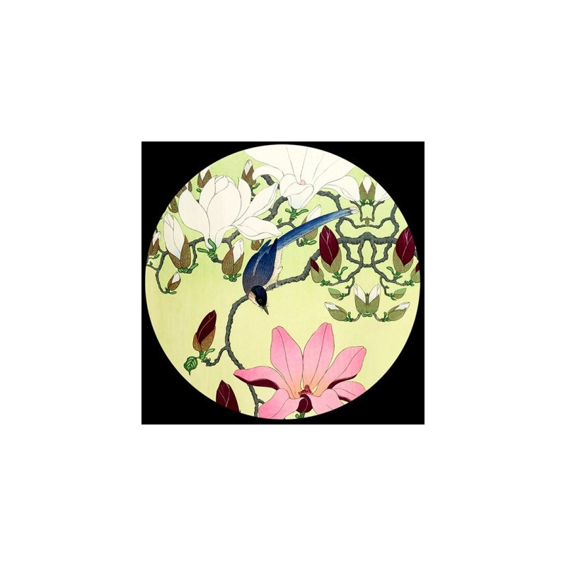 Décoration OiseauxPresse-papiers verre oiseau oeuvre de koson 3dMouseion -PKOS2 3dMouseion