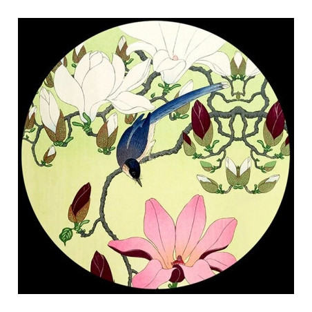 Décoration OiseauxPresse-papiers verre oiseau oeuvre de koson 3dMouseion -PKOS2 3dMouseion