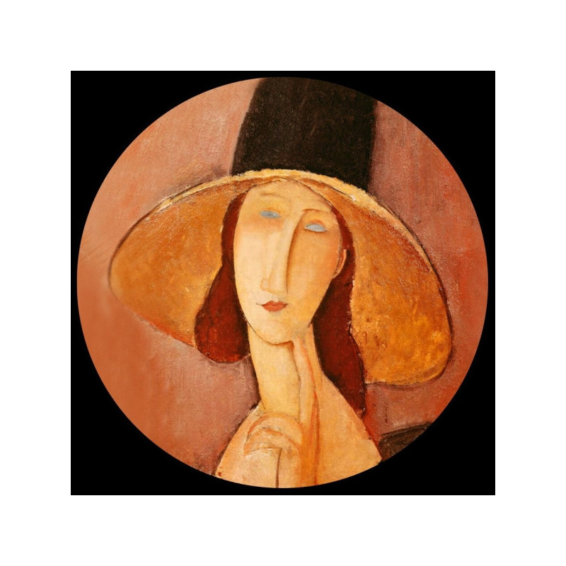 Presse -papiers verre d'après l'oeuvre de modigliani, jeanne hébuterne 3dMouseion -PMOD1