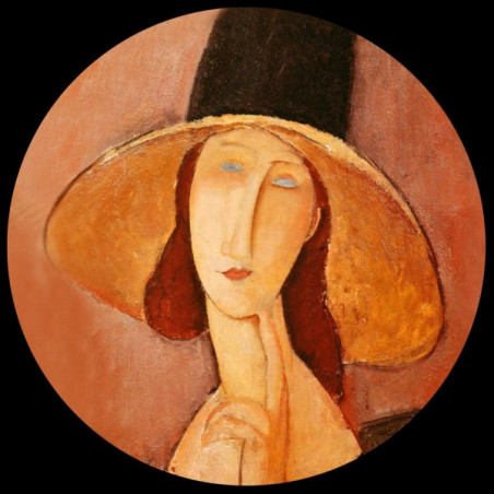 Presse -papiers verre d'après l'oeuvre de modigliani, jeanne hébuterne 3dMouseion -PMOD1