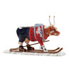 Animaux de la ferme Vache the ski cow CowParade résine taille M