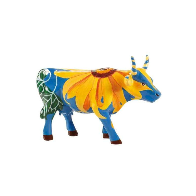 Animaux de la ferme Vache udderlysunflowers CowParade résine taille M