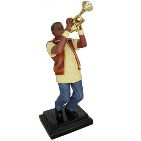 Figurine résine trompette Statue Musicien -Y10ZP -608